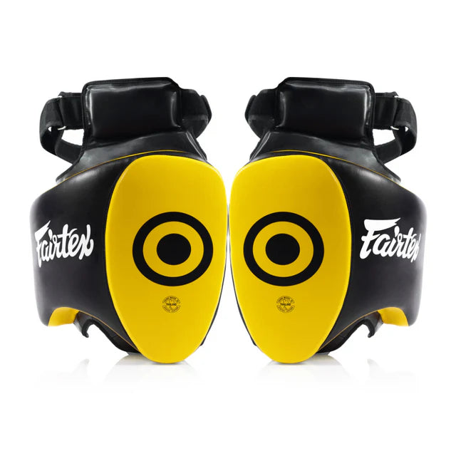 Fairtex Ultra Lite Thigh Pad - TP5 - Schwarz / Gelb