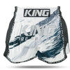 King Pro Boxing Storm 2 Muay Thai Shorts - weiß/dunkelblau