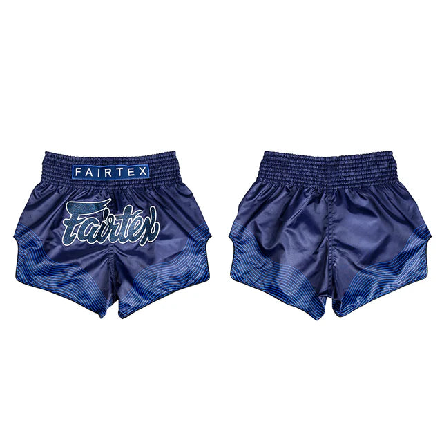 Fairtex BS1930 Muay Thai Shorts - Blue Ocean - Blau