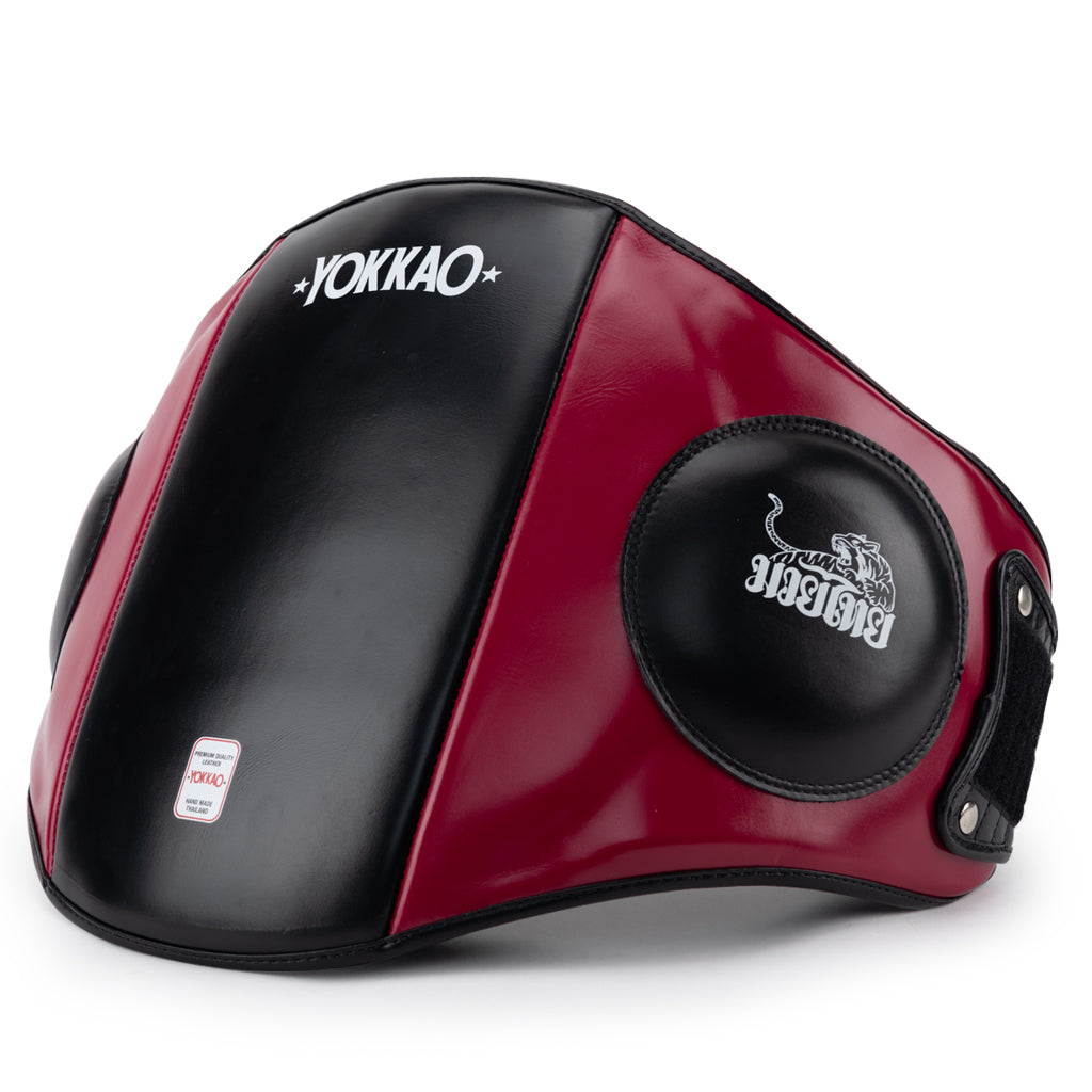 Yokkao Bauchpolster - Leder - Schwarz / Cerise