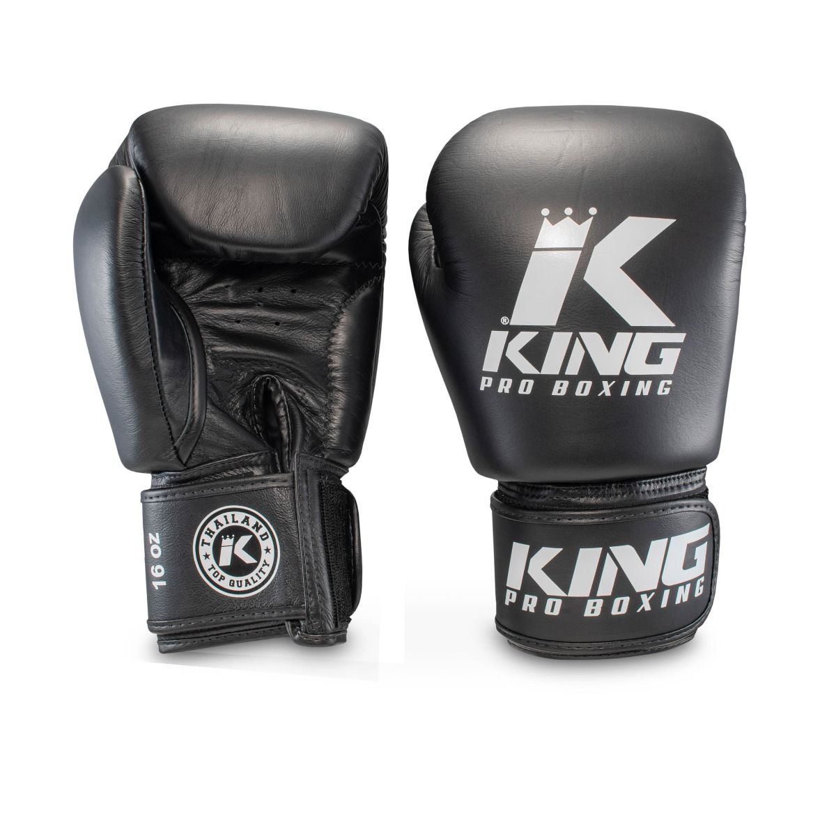 King Pro Boxing Boxhandschuhe - BGVL 3 - Schwarz / Weiß