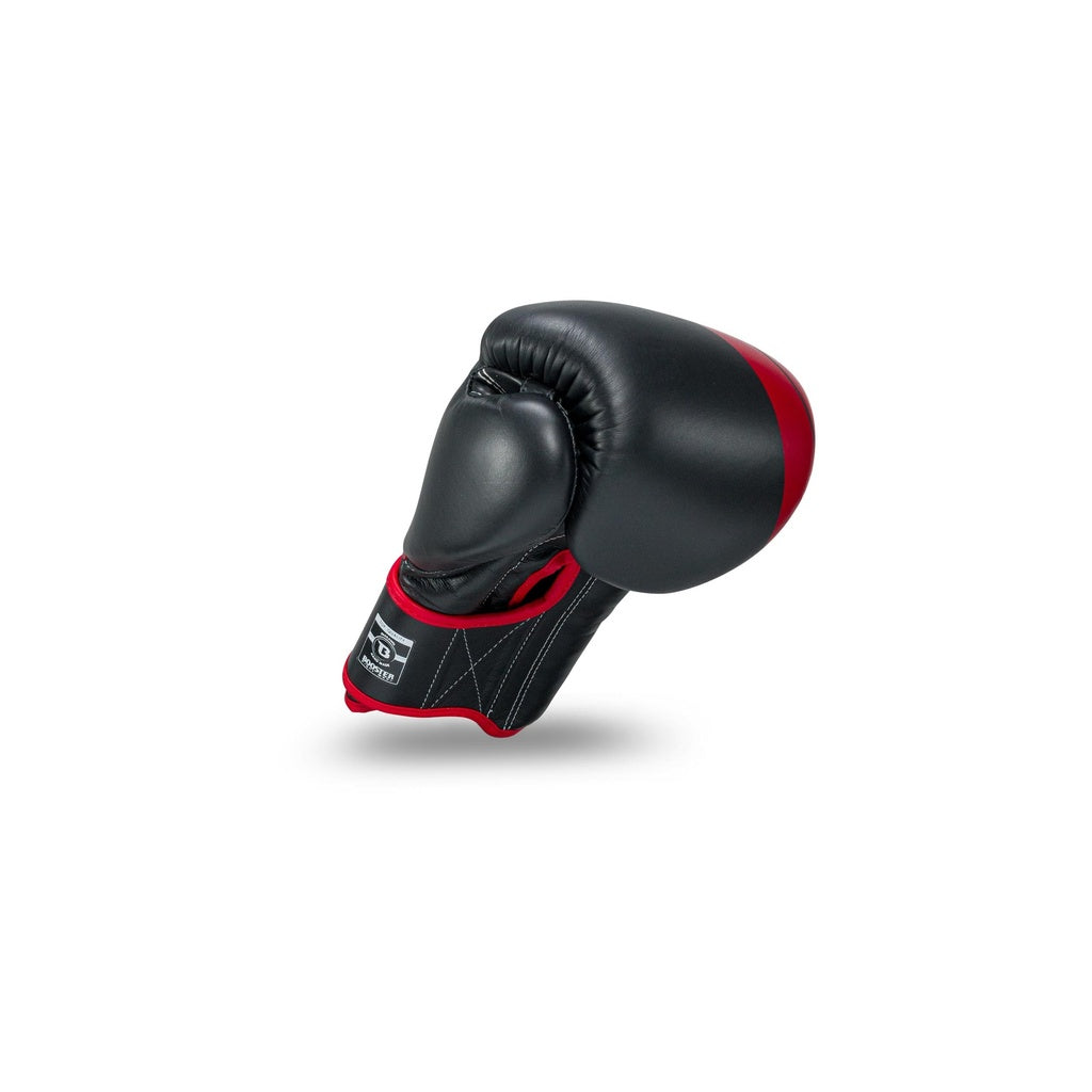 Booster Pro Range BGL V3 Boxhandschuhe - Echt Leder - Foil - schwarz/rot