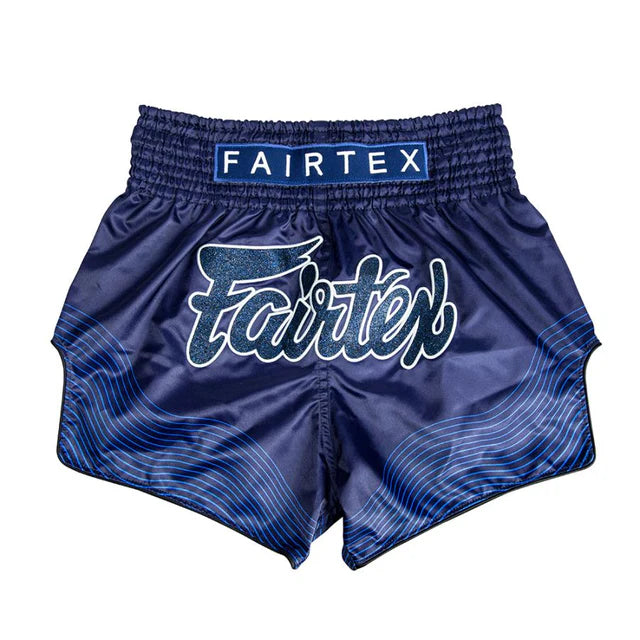 Fairtex BS1930 Muay Thai Shorts - Blue Ocean - Blau