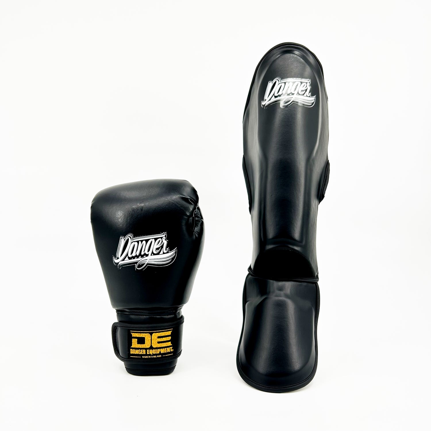 Danger Kinder Boxhandschuhe - PU - Schwarz