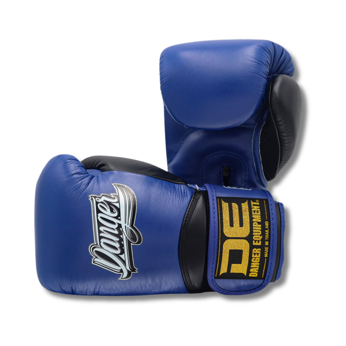 Danger Rocket Boxhandschuhe - Echt Leder - Blau
