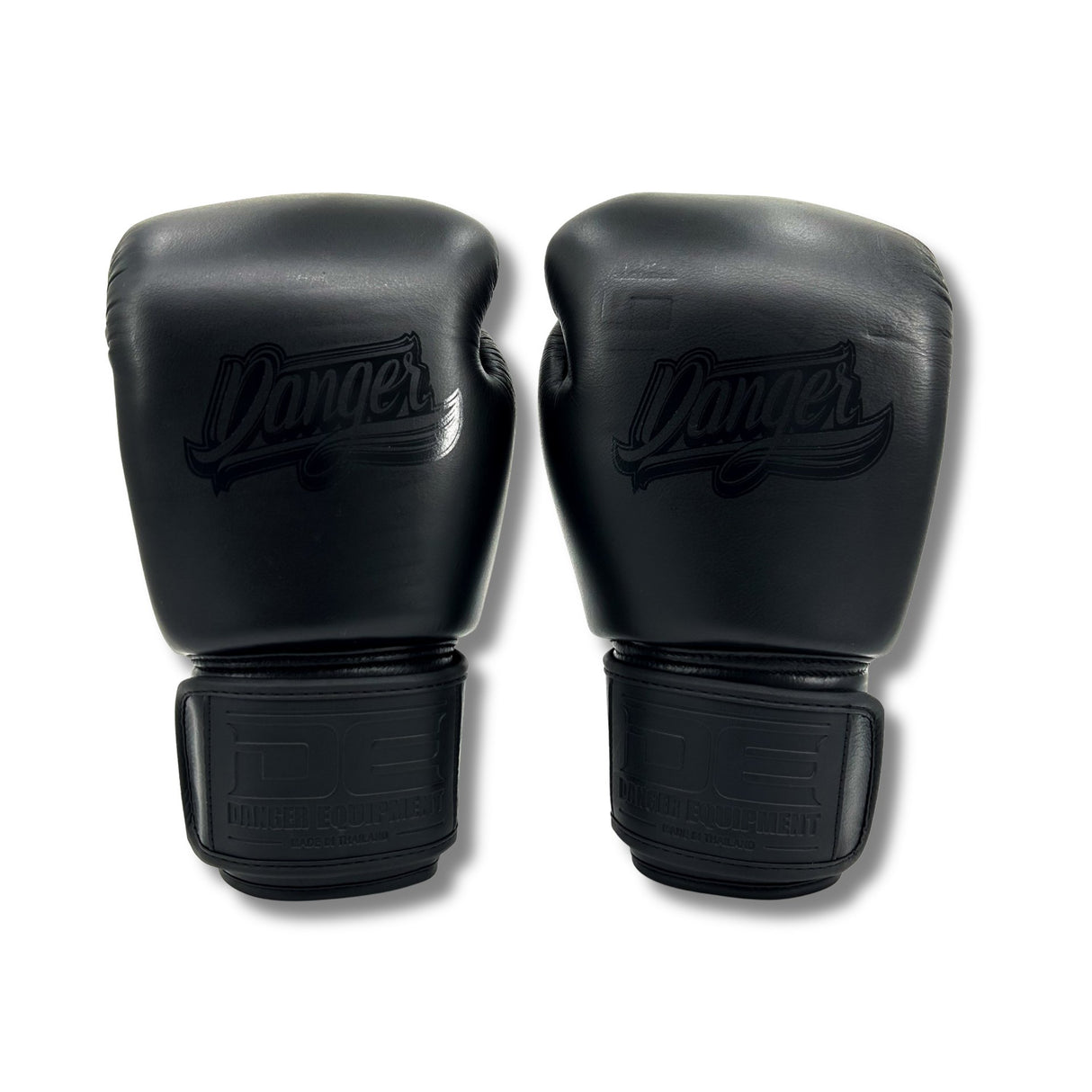Danger Supermax Boxhandschuhe - Black Edition - Echt Leder - Schwarz