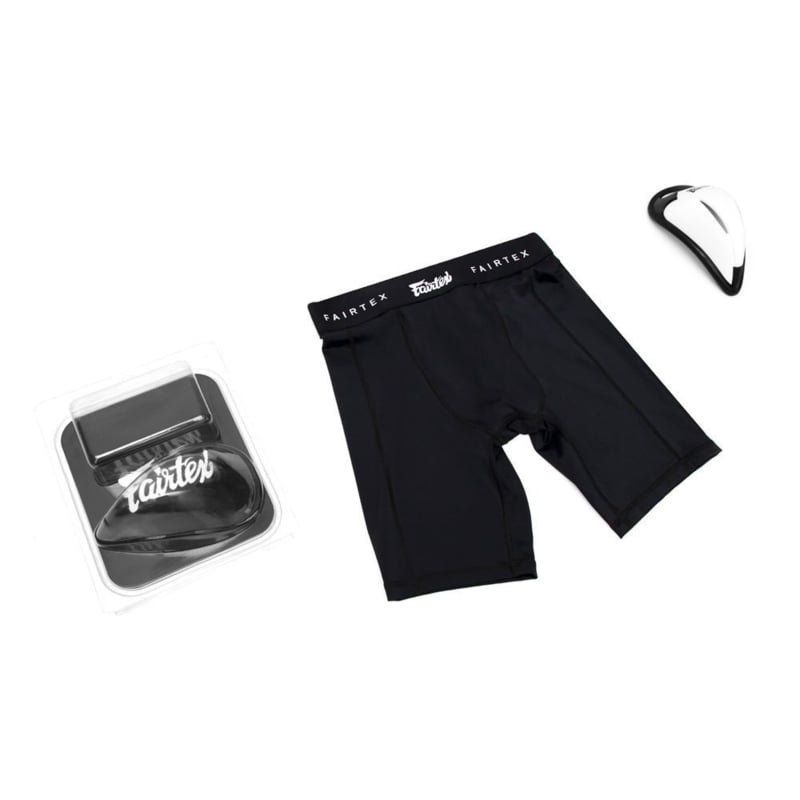 Fairtex Kompressionsshorts mit Athletic Cup Schutzvorrichtung