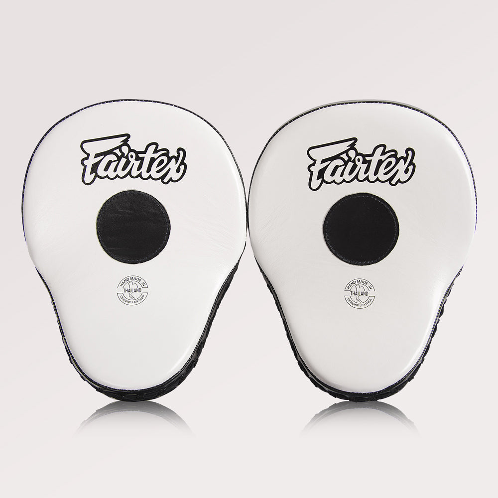Fairtex FMV9 Ultimate Contoured Focus Mitts - Weiß / Schwarz