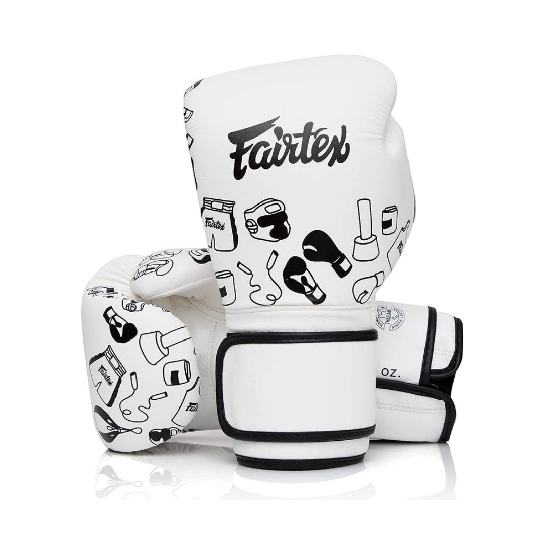 Fairtex BGV14W Mikrofaser Boxhandschuhe - Kunstkollektionen - Graffiti