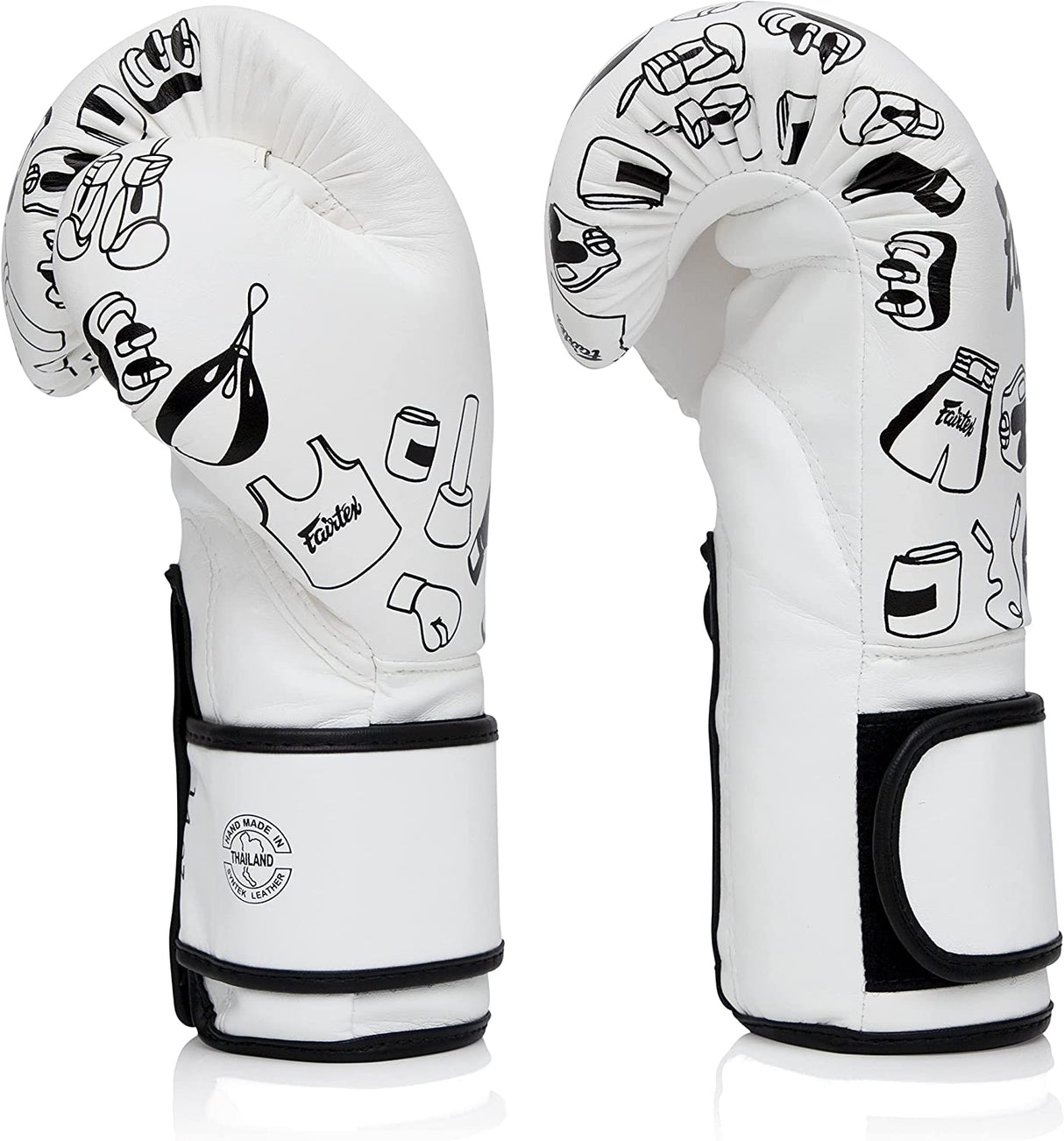 Fairtex BGV14W Mikrofaser Boxhandschuhe - Kunstkollektionen - Graffiti