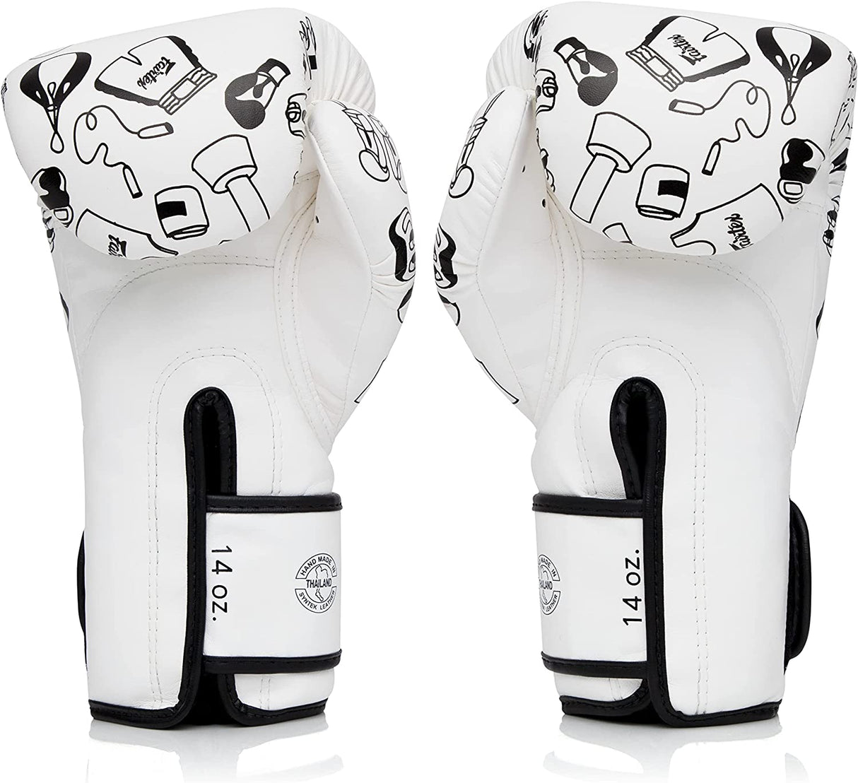 Fairtex BGV14W Mikrofaser Boxhandschuhe - Kunstkollektionen - Graffiti