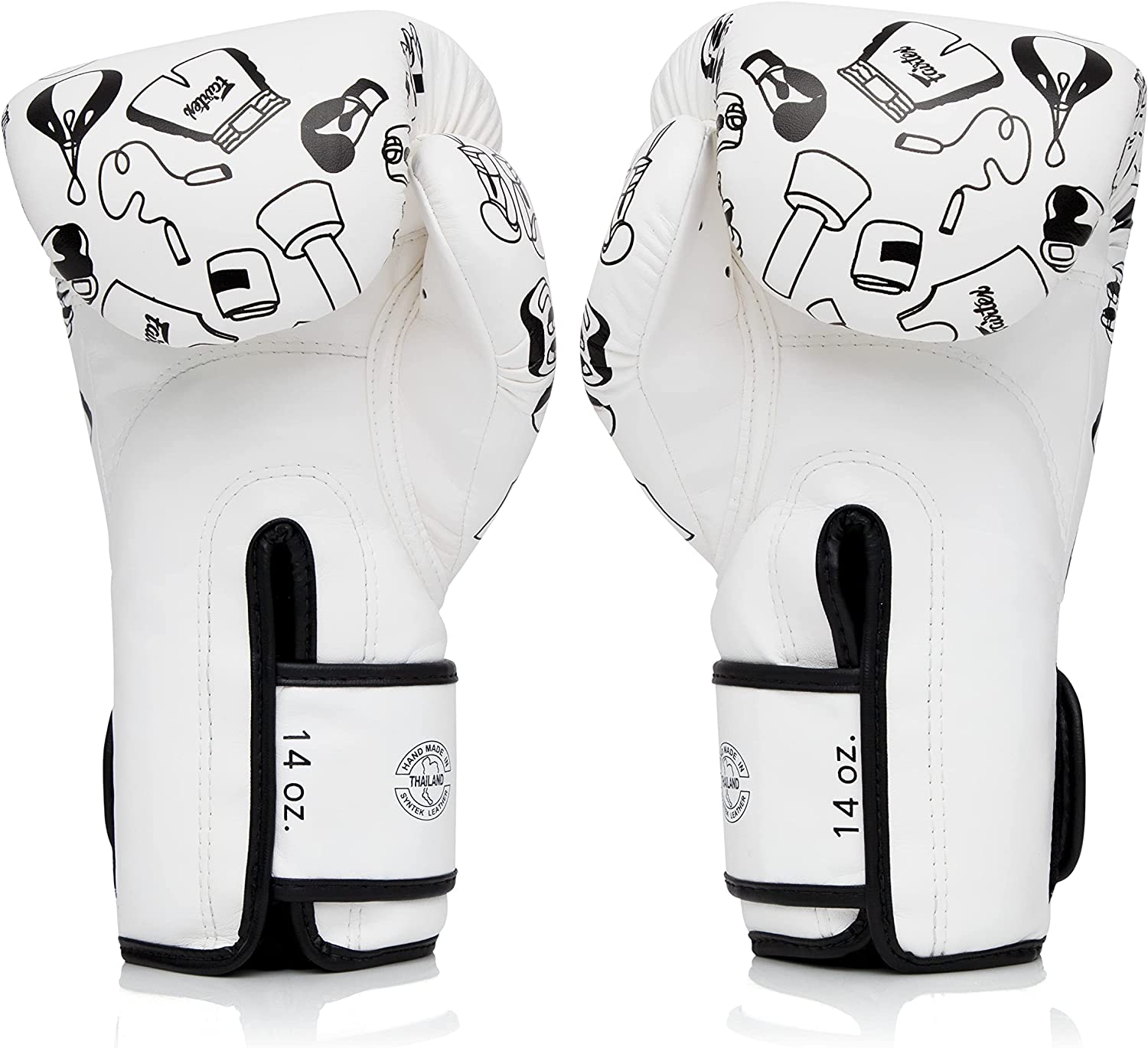 Fairtex BGV14W Mikrofaser Boxhandschuhe - Kunstkollektionen - Graffiti