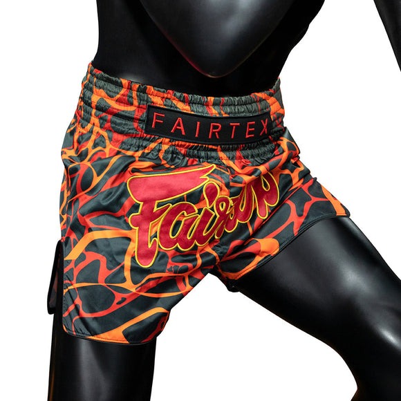 Fairtex BS1926 Muay Thai Shorts - Magma 'Rot'