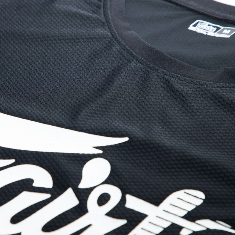 Fairtex Signature Tee - 4-Wege-Stretch - Schwarz