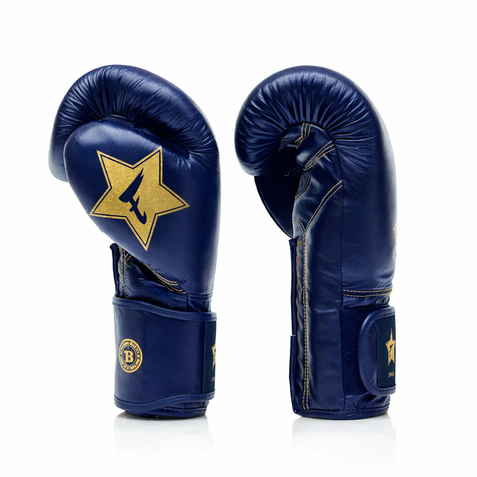 Booster X Fairtex Boxhandschuhe - BG V2 - Echtes Leder - Schwarz/Gold