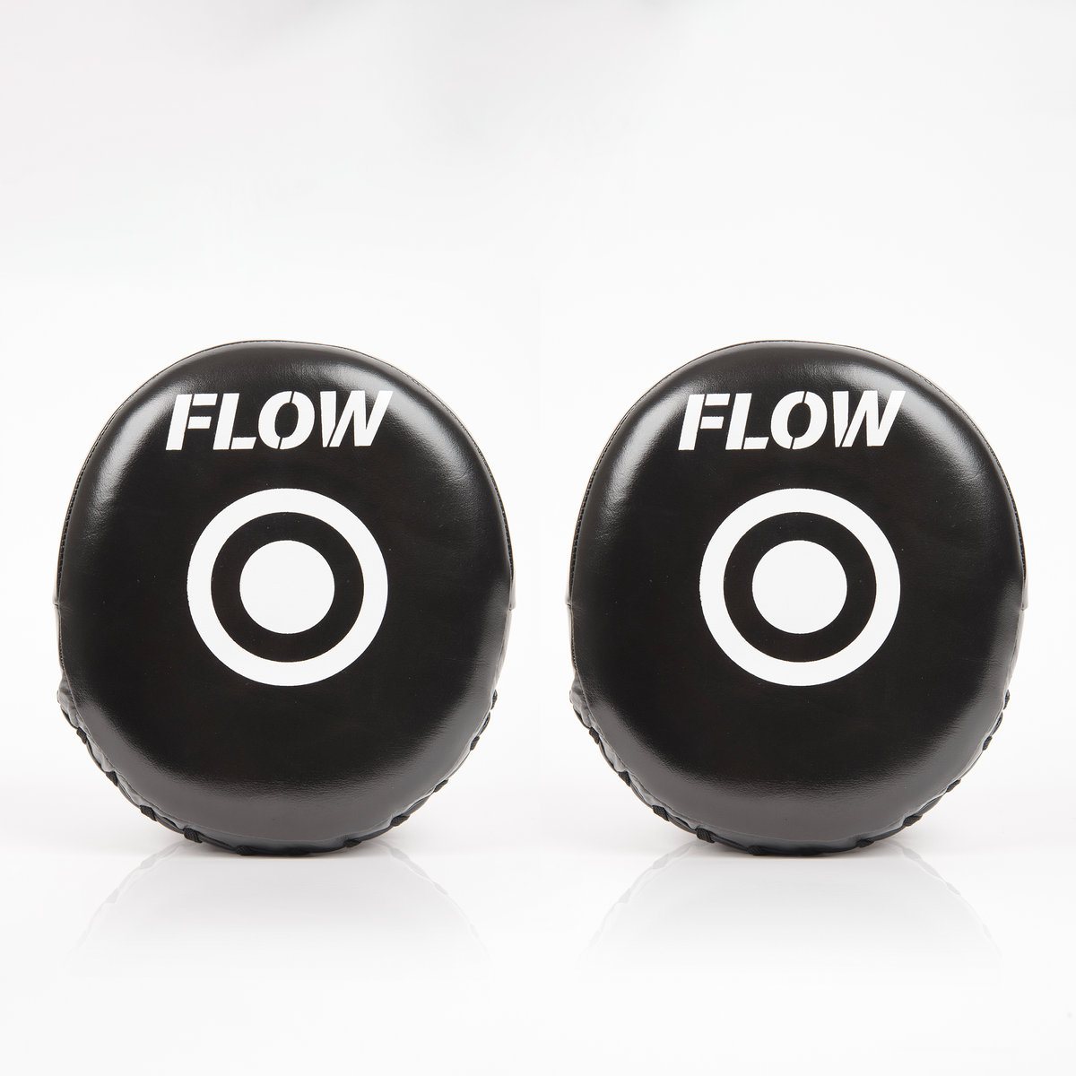 Flow Airmitts - Paar - Echt leer - Zwart/Wit