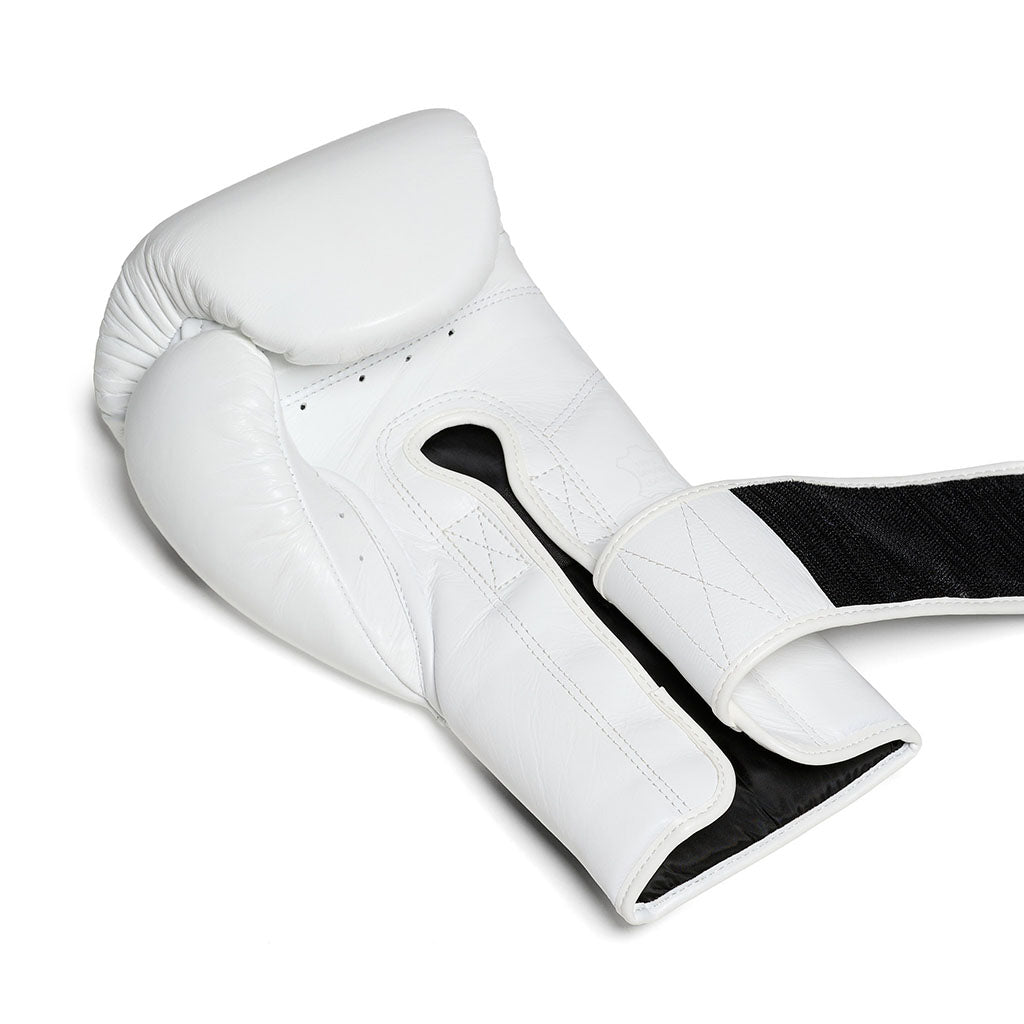 Flow - Challenge Boxhandschuhe - Echt Leder - Weiß