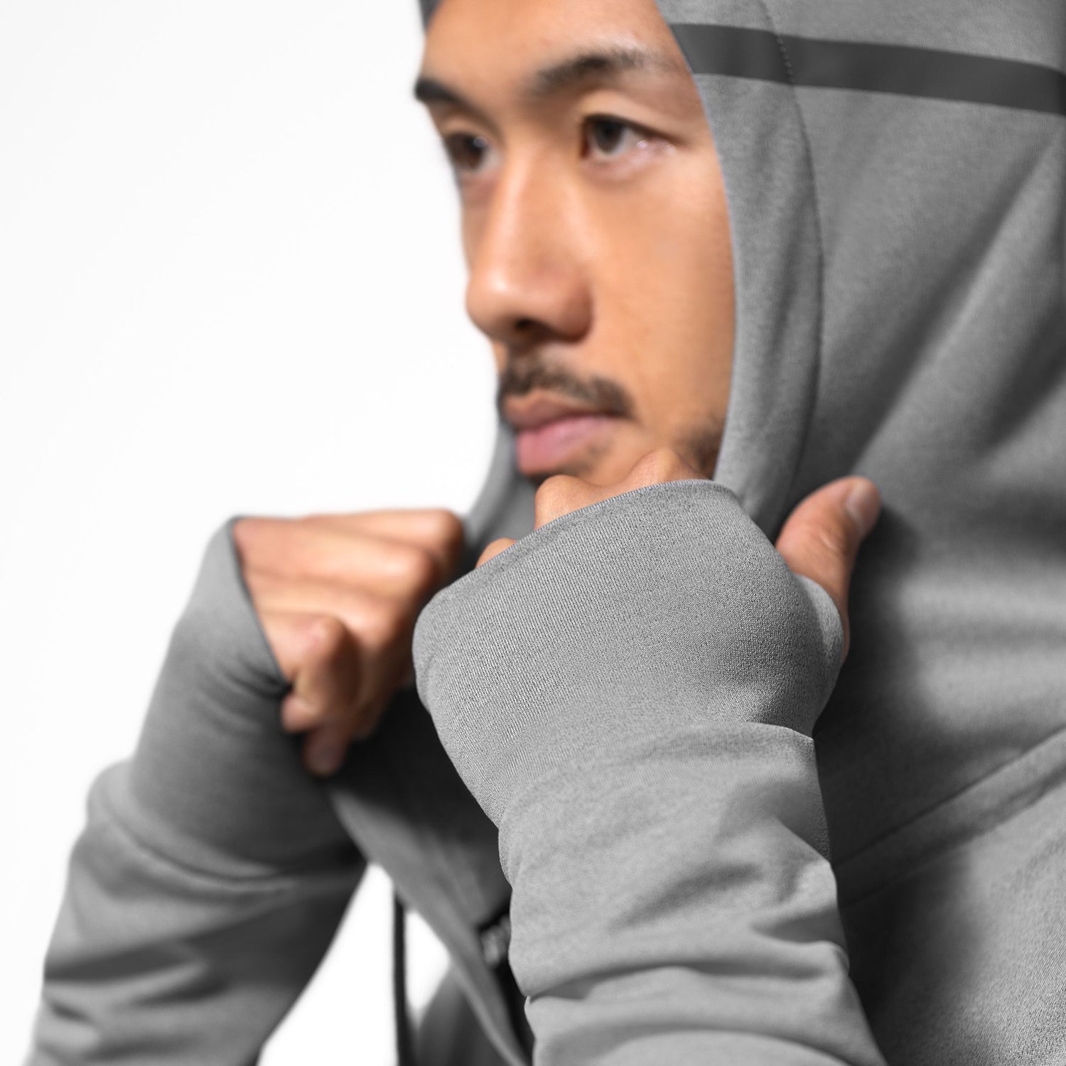 Hayabusa Athletic Zip-Up Performance Hoodie - Herren - Dunkelgrau
