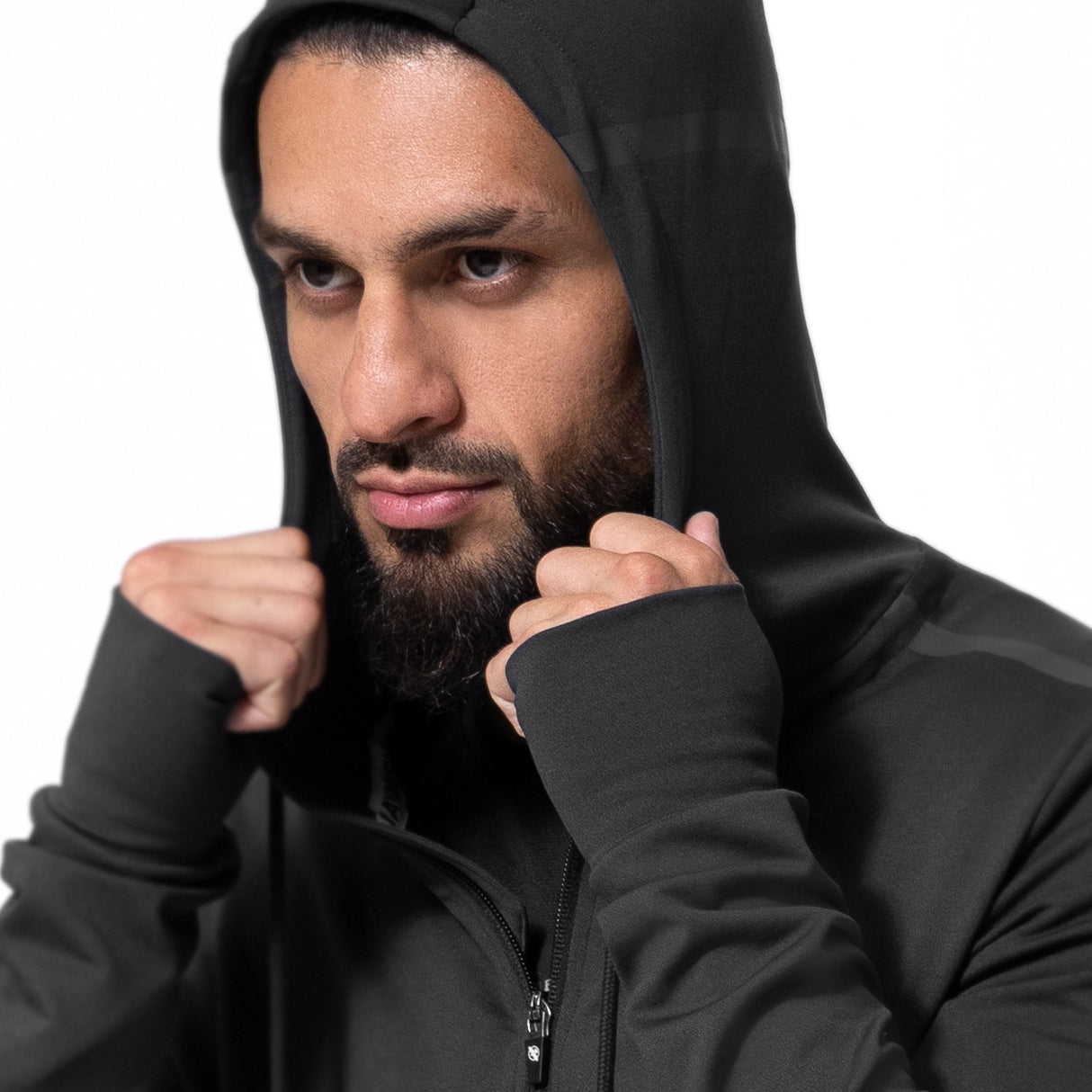 Hayabusa Athletic Zip-Up Performance Hoodie - Herren - Schwarz