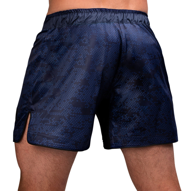 Hayabusa Hex Mid-Length Fight Shorts - Marineblau