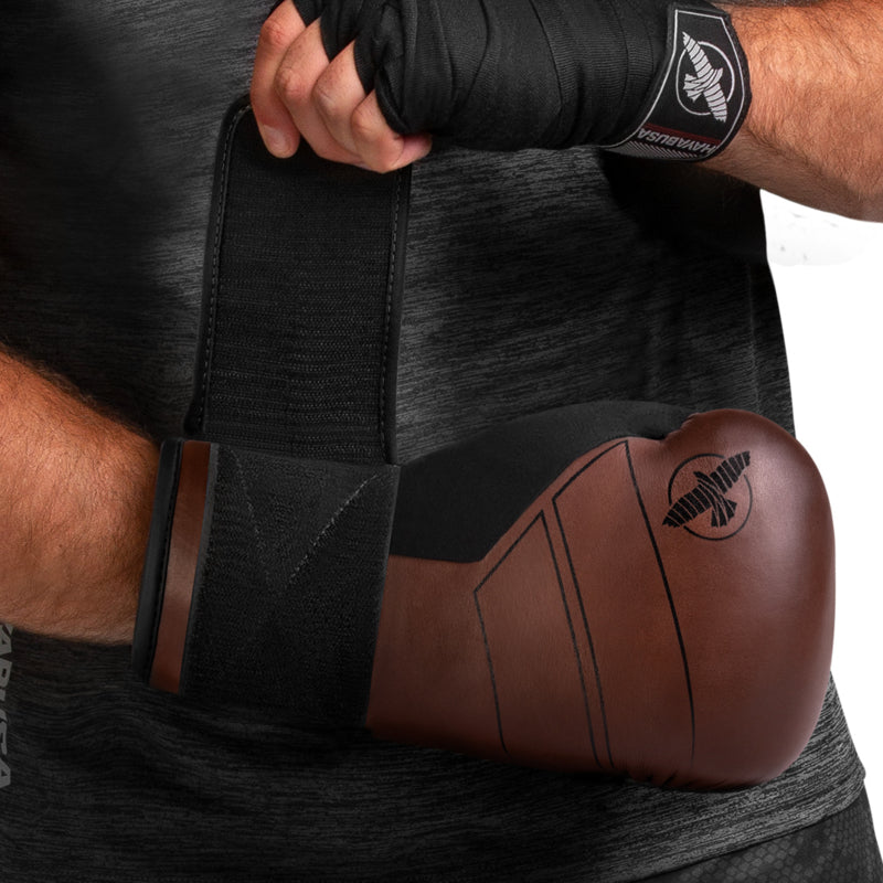 Hayabusa S4 Boxhandschuhe - Echt Leder - Braun