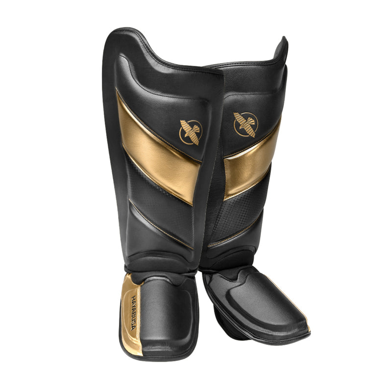 Hayabusa T3 Striking Schienbeinschoner - Schwarz / Gold