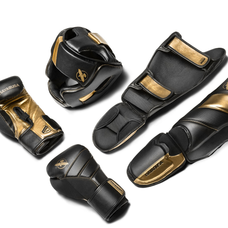 Hayabusa T3 Striking Schienbeinschoner - Schwarz / Gold