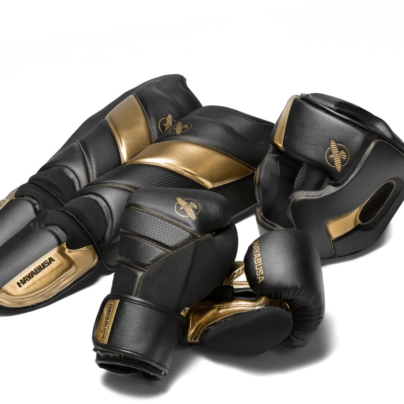 Hayabusa T3 Striking Schienbeinschoner - Schwarz / Gold