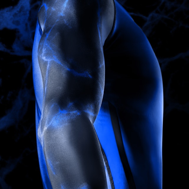 Hayabusa UFC BJJ Rash Guard – Schwarz / Blau