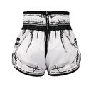 Twins Special TBTL Comic Muay Thai Shorts – Weiß/Schwarz