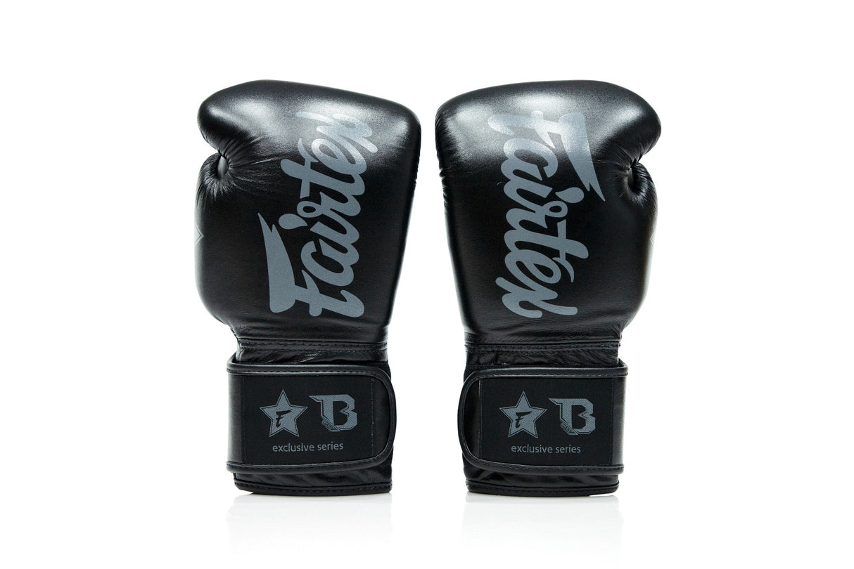 Booster X Fairtex Boxhandschuhe - BG V2 - Echtes Leder - Schwarz