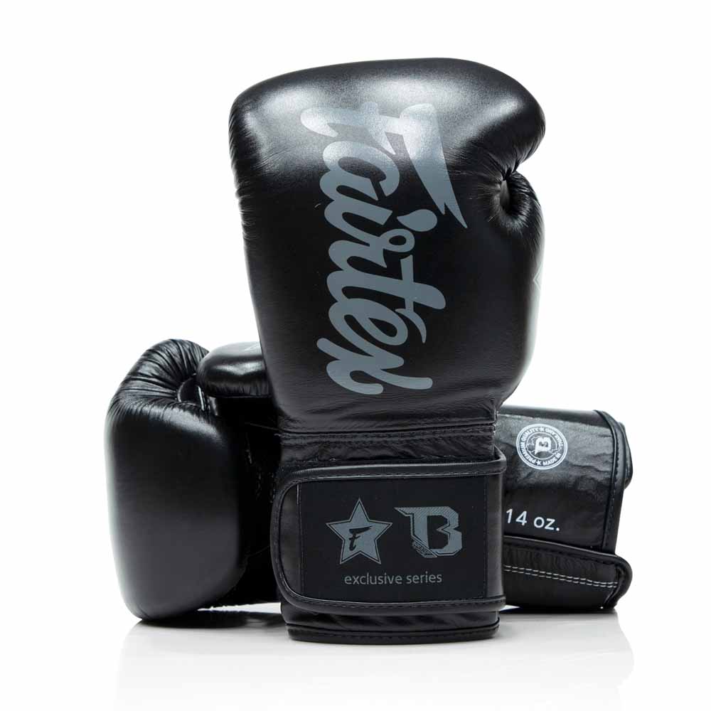 Booster X Fairtex Boxhandschuhe - BG V2 - Echtes Leder - Schwarz