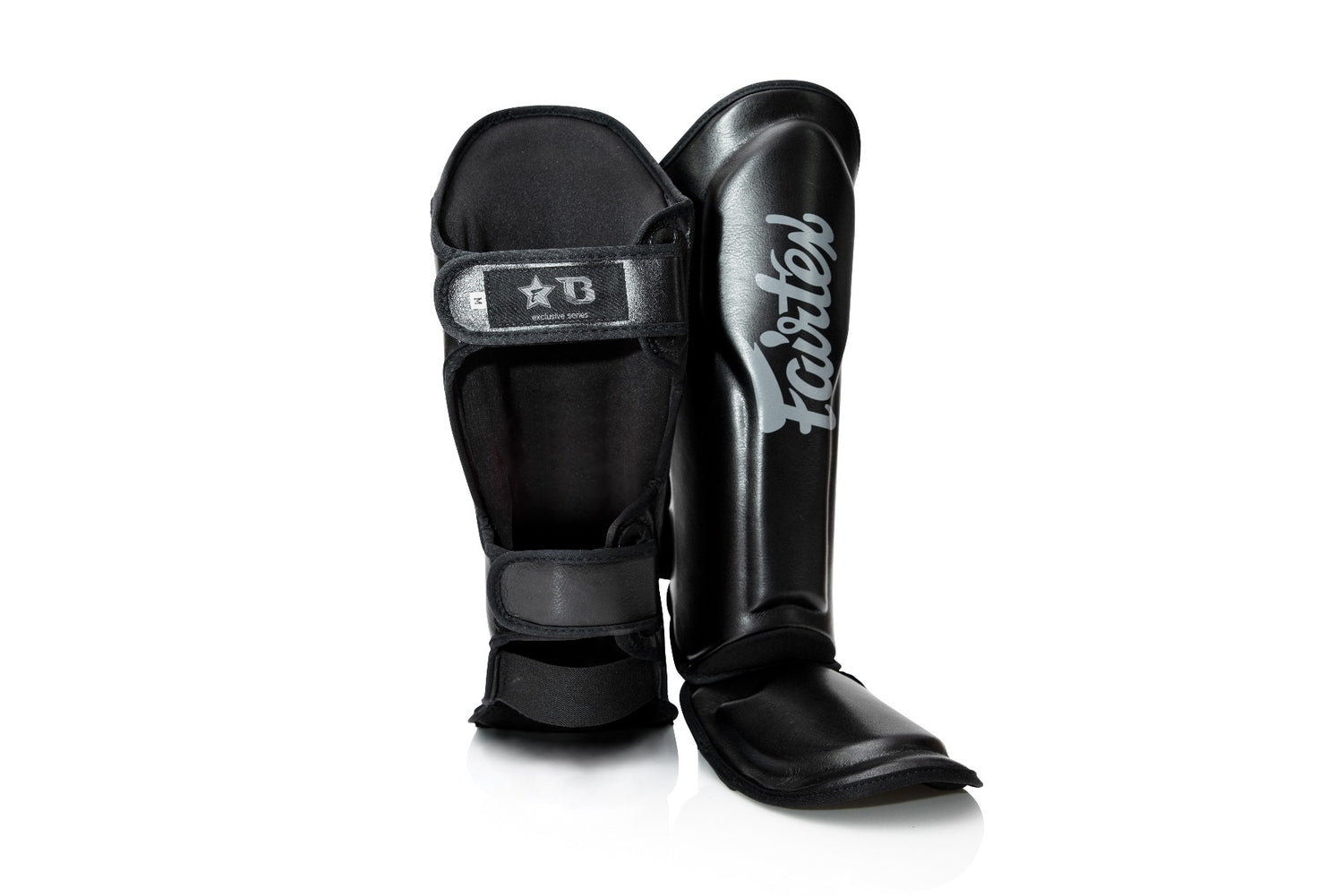 Booster X Fairtex Schienbeinschoner - FXB SG - Schwarz / Grau