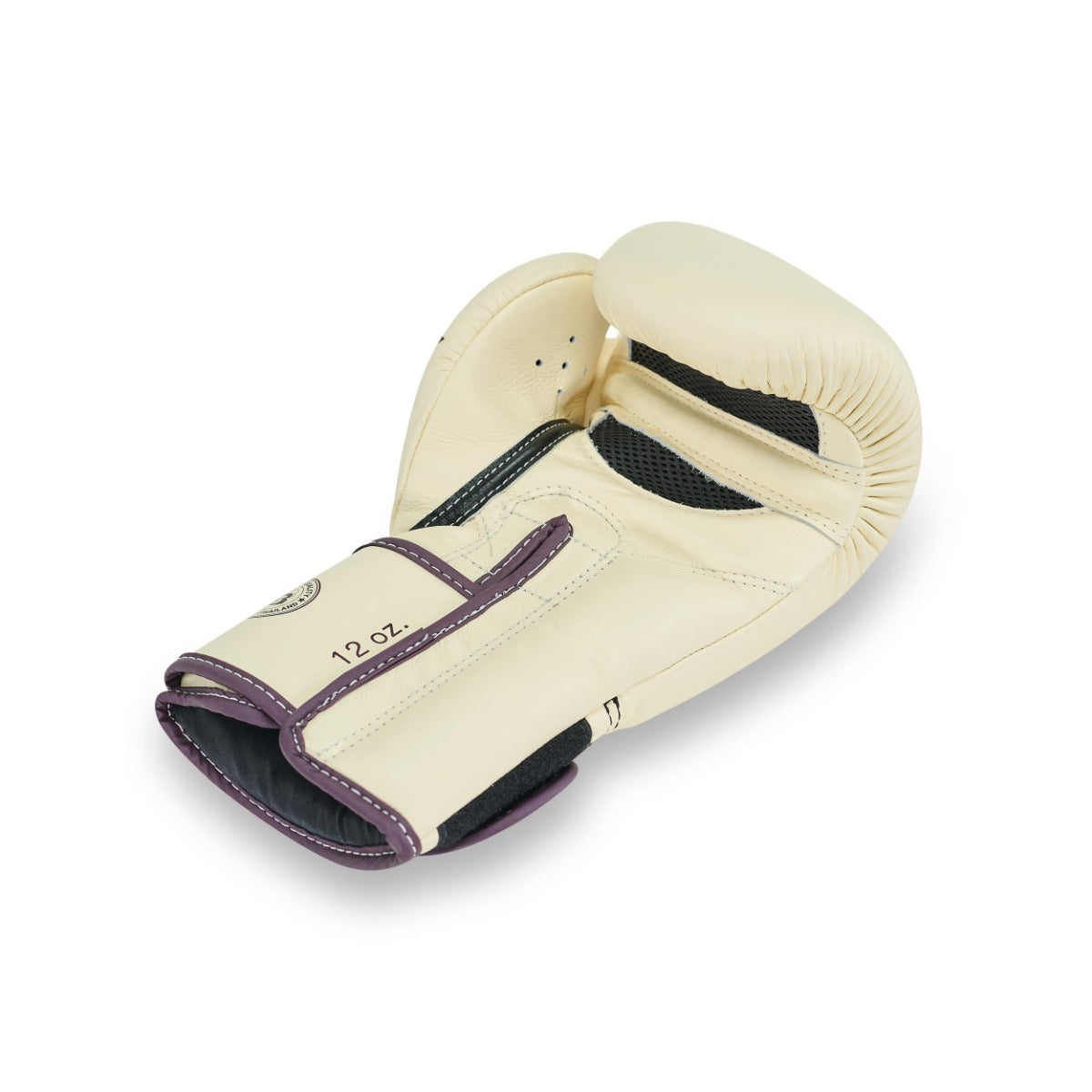 Booster X Fairtex Boxhandschuhe - BG V2 - Echtes Leder - Beige / Dunkelrot