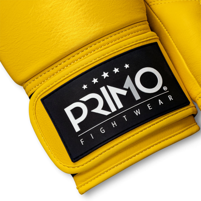 Primo Emblem 2.0 Shaolin Gelbe Boxhandschuhe - Echtes Leder - Gelb