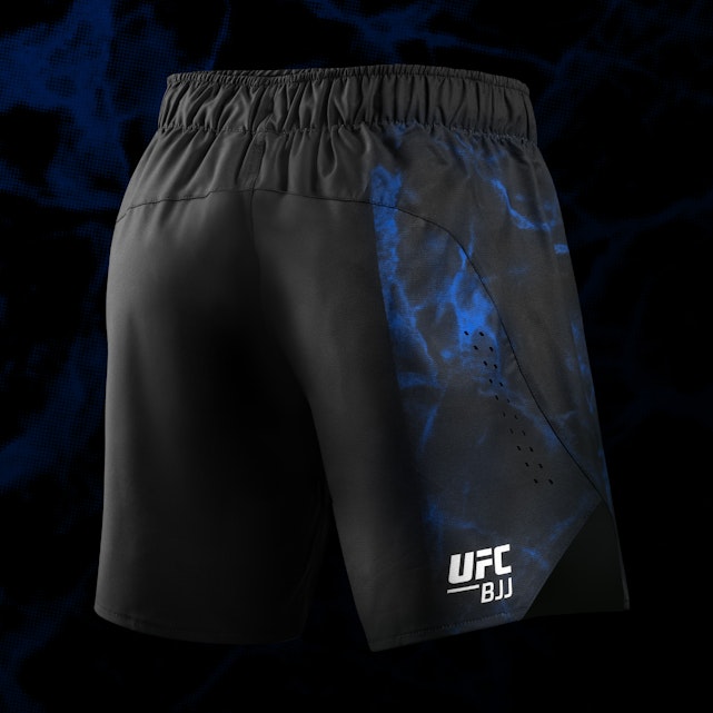 UFC BJJ Herren Grappling Shorts – Schwarz / Blau