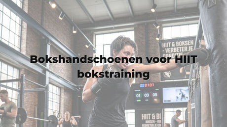 Bokshandschoenen voor HIIT bokstraining