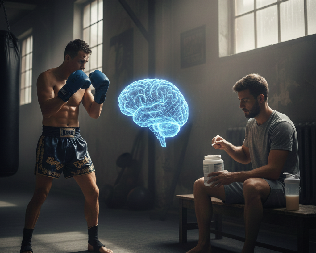 Creatine en hersenbescherming bij hard sparren: feit of fabel?