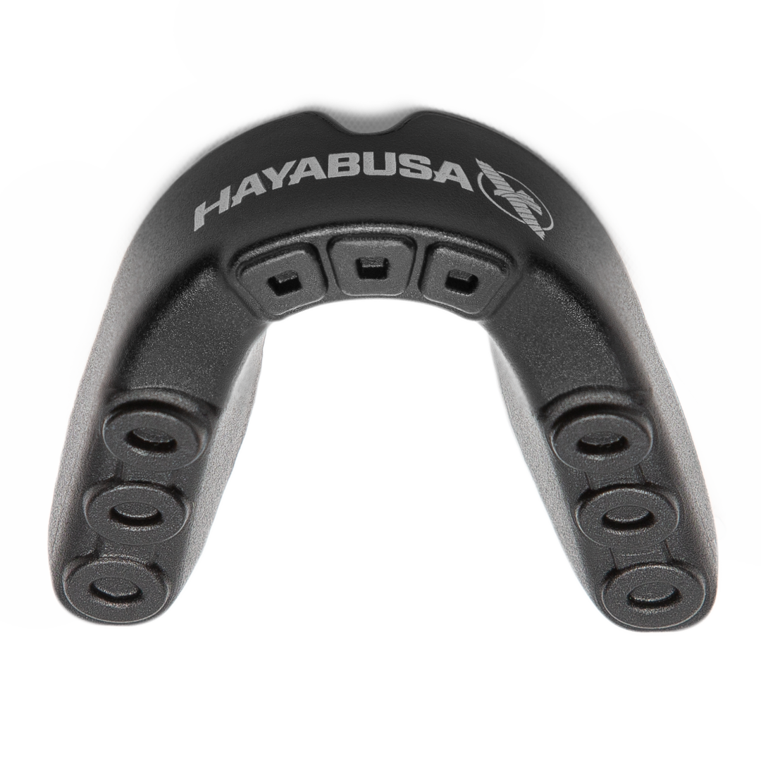 Hayabusa Combat Zahnschutz - Adult - Schwarz / Rot