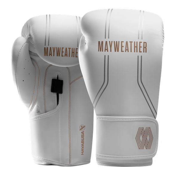 Hayabusa Mayweather Contender Boxhandschuhe - Weiß/Gold