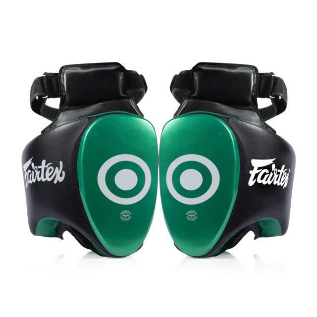 Fairtex Ultra Lite Thigh Pad - TP5 - Schwarz / Grün