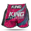King Pro Boxing Storm 3 Muay Thai Shorts - rot/dunkelblau