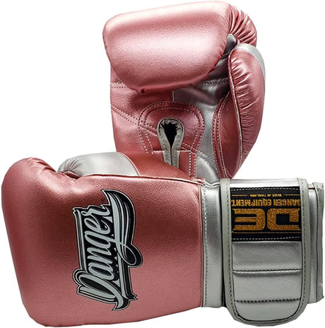 Danger Mexican Pride Rockstar Boxhandschuhe - Semi Leder - Metall Rosa