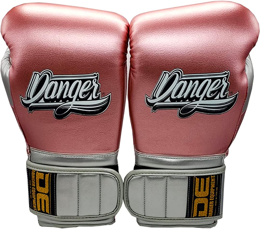 Danger Mexican Pride Rockstar Boxhandschuhe - Semi Leder - Metall Rosa