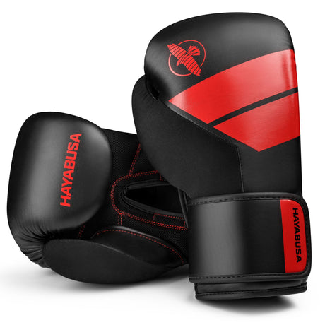Hayabusa S4 Boxhandschuhe - Schwarz/Rot