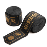 Hayabusa Mayweather Stretch Handwraps - Schwarz/Gold - 4,5 Meter