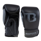 Booster Fight Gear - Rapid Strike Boxhandschuhe - Echtes Leder - schwarz/grau