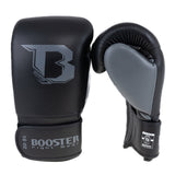 Booster Fight Gear - Rapid Strike Boxhandschuhe - Echtes Leder - schwarz/grau