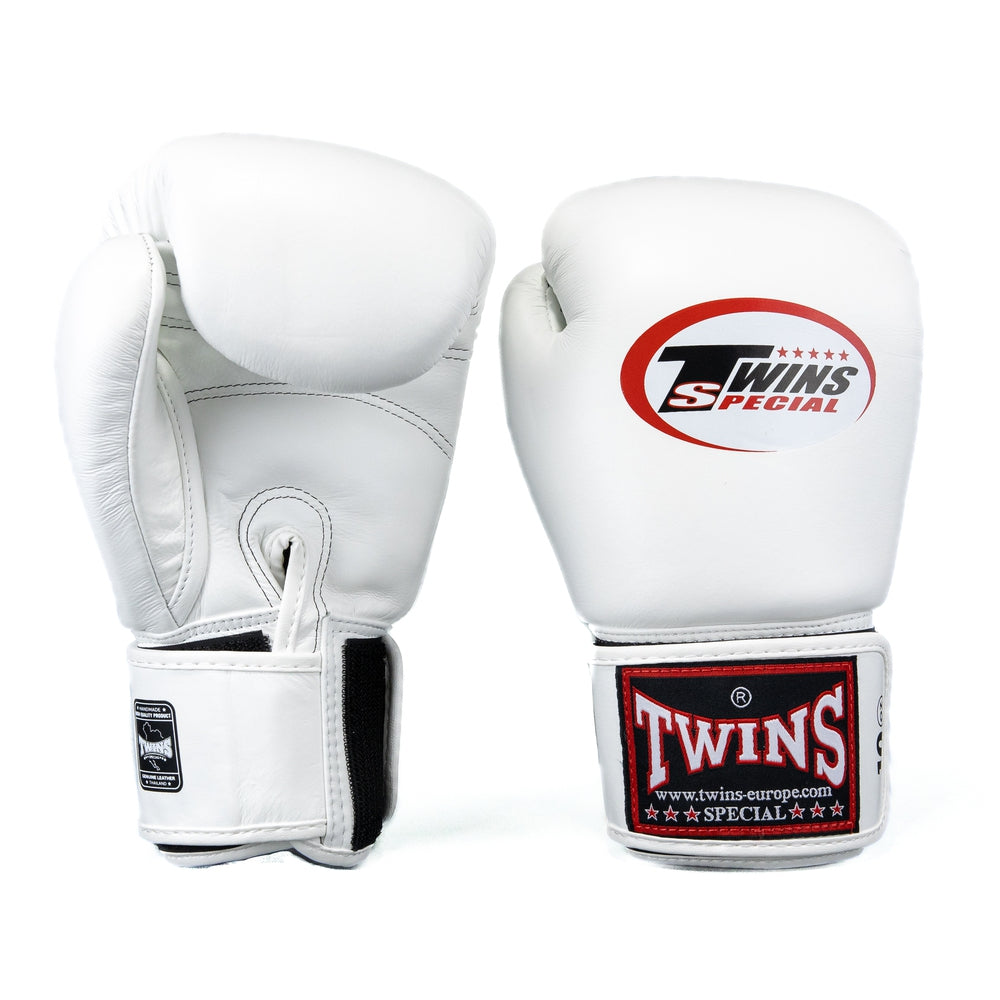 Twins Special BGN 1 Boxhandschuhe - Echt Leder - Weiß