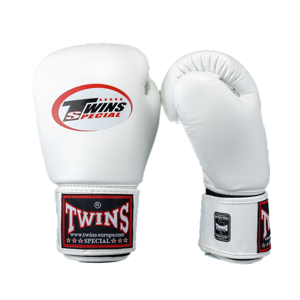 Twins Special BGN 1 Boxhandschuhe - Echt Leder - Weiß